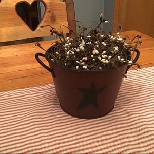 Country bucket w/ berries!